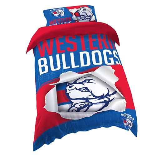 bulldogs quilt cover set