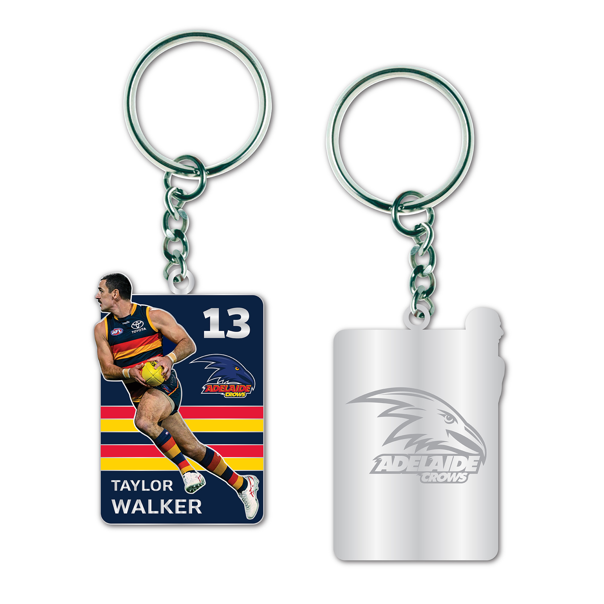 ADELADIE CROWS PLAYER KEYRING - TAYLOR WALKER