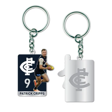 CARLTON BLUES PLAYER KEYRING - PATRICK CRIPPS