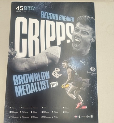 PATRICK CRIPPS IN STORE MEET & GREET - SESSION 2 - PACKAGE 2 - BROWNLOW PRINT