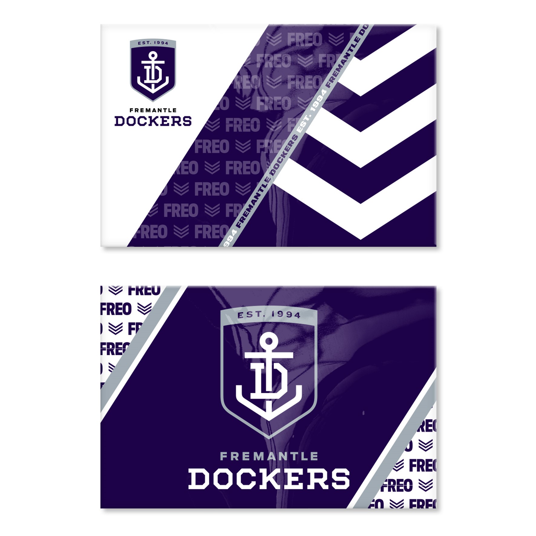 FREMANTLE DOCKERS SET OF 2 MAGNETS