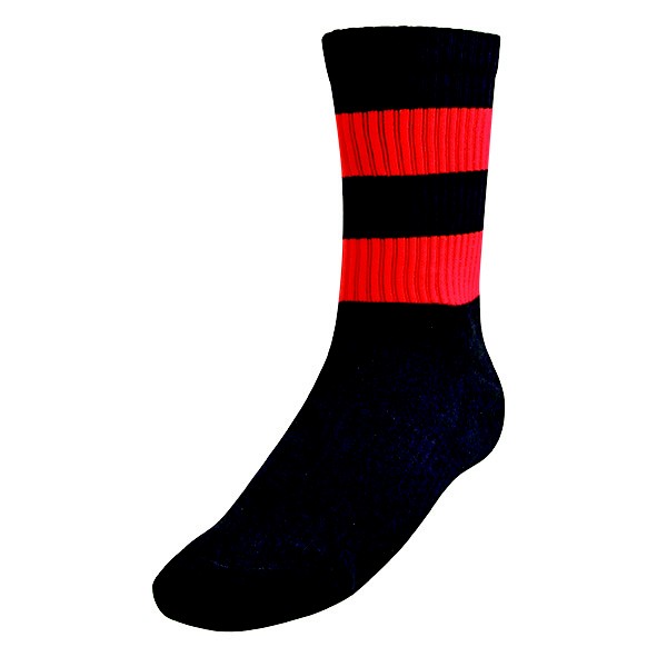 ESSENDON BOMBERS ELITE CREW FOOTBALL SOCKS [sz:2-8]